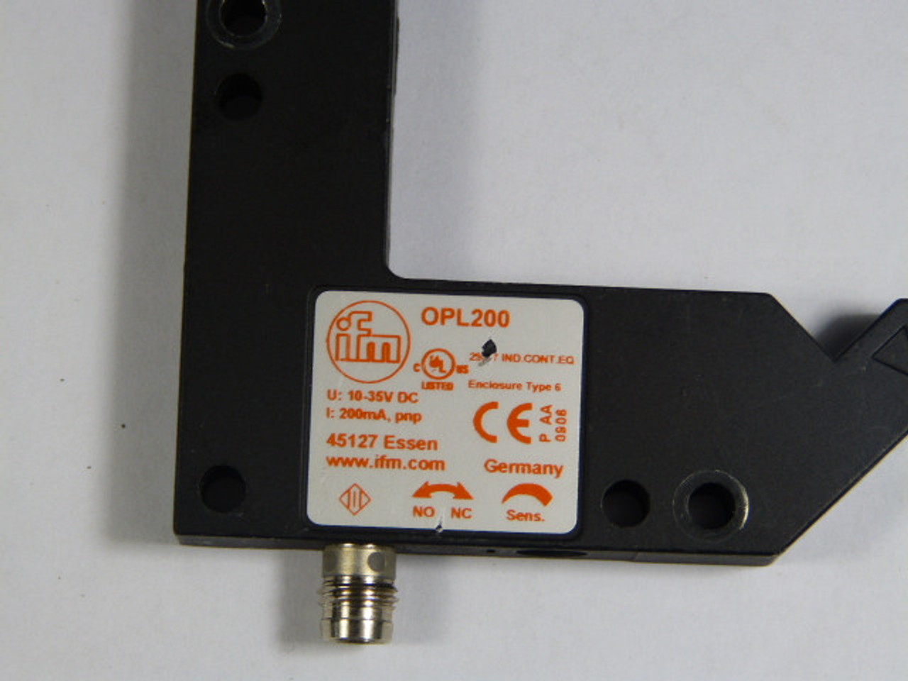 IFM OPL200 Optical Angle Sensor USED
