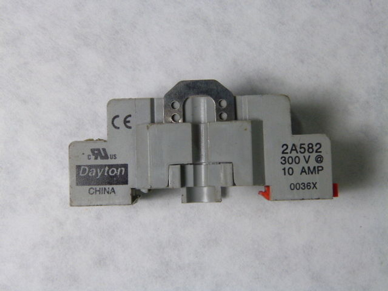 Dayton 2A582 Relay Socket 10amp 300V USED