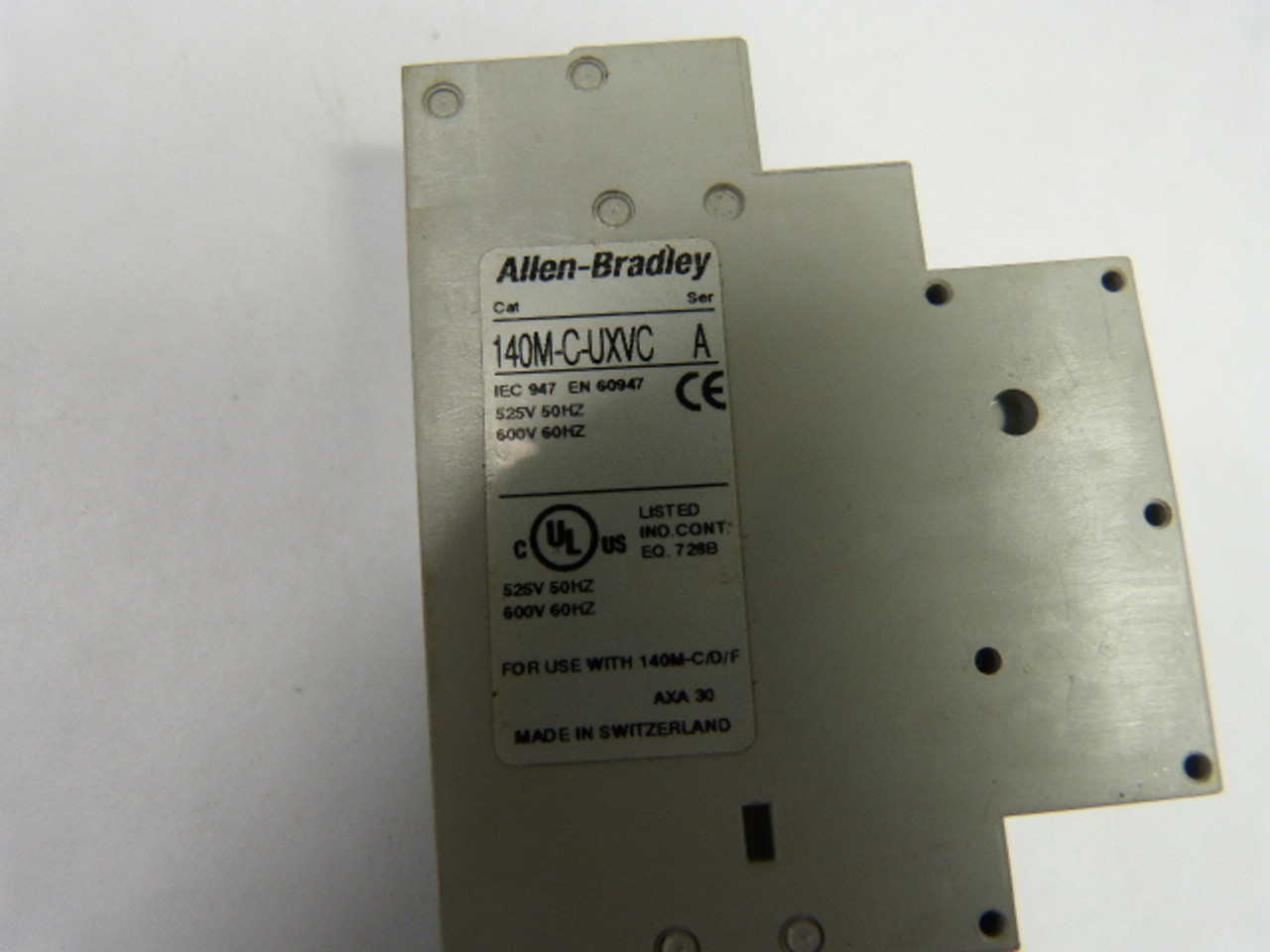 Allen-Bradley 140M-C-UXVC Undervoltage Trip Module USED