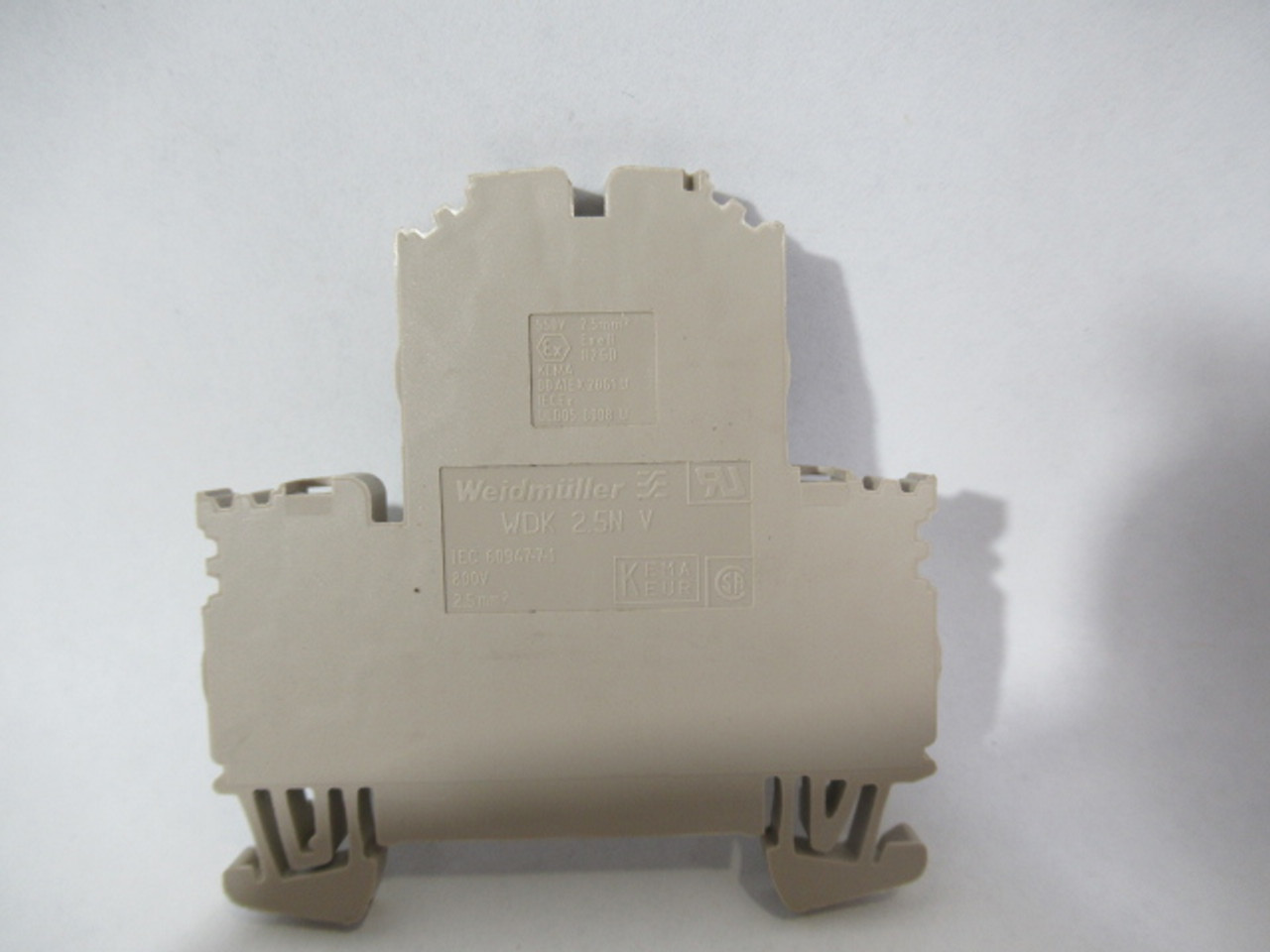 Weidmuller WDK-2.5NV Terminal Block Lot of 20 BEIGE USED