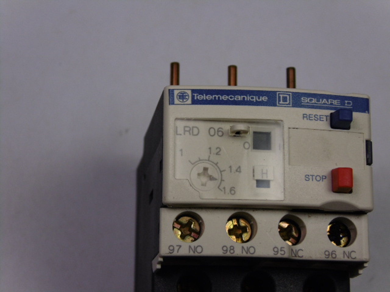 Telemecanique LRD-06 Bimettalic Overload Relay 1-1.6A 690V USED