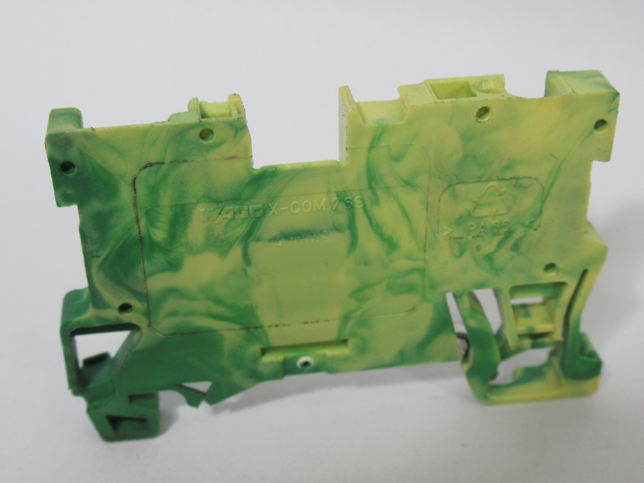 Wago X-COM769 Terminal Block Lot of 20 GREEN/YELLOW USED