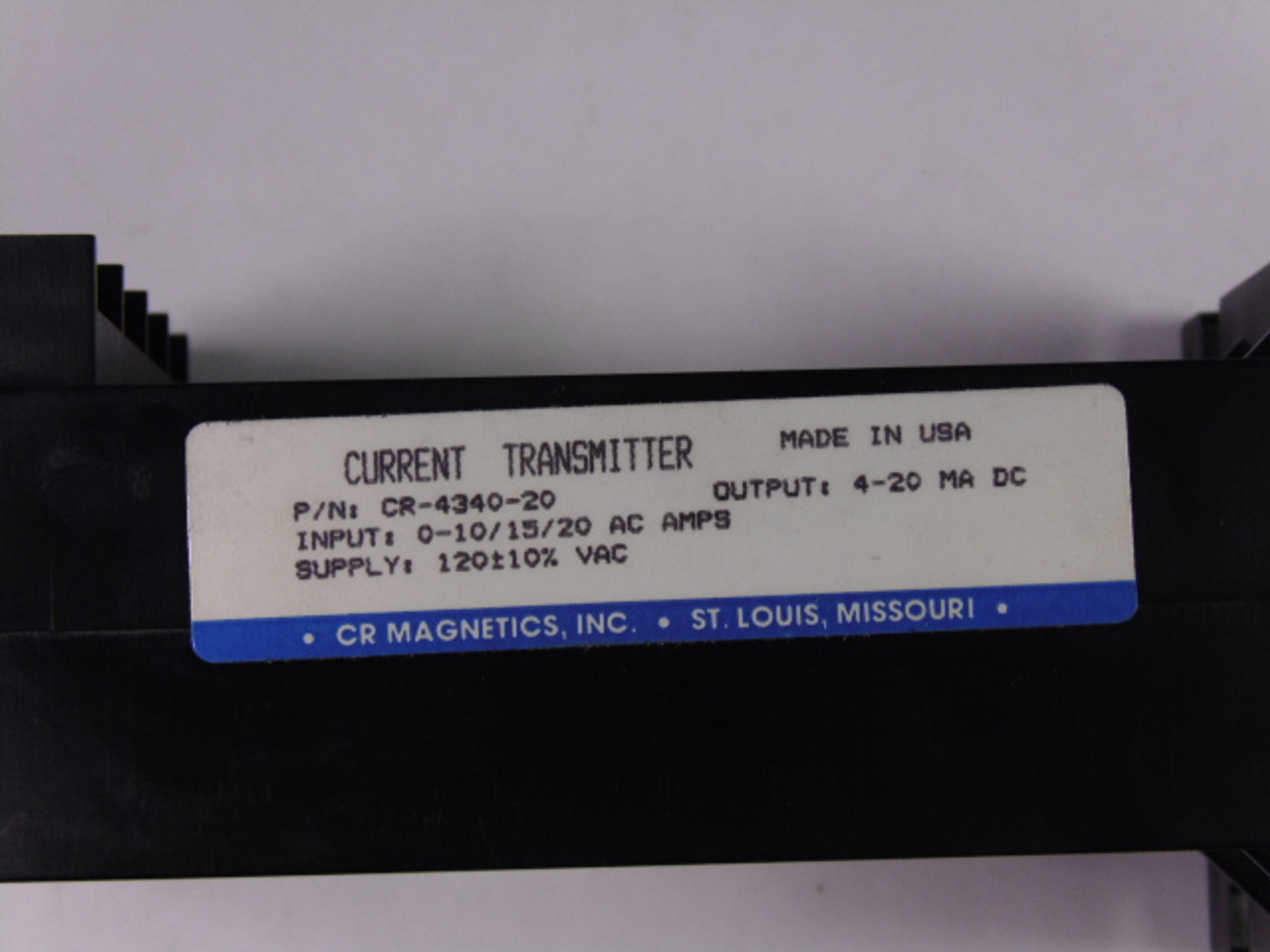 CR Magnetics CR-4340-20 Current Transmitter ! NEW !