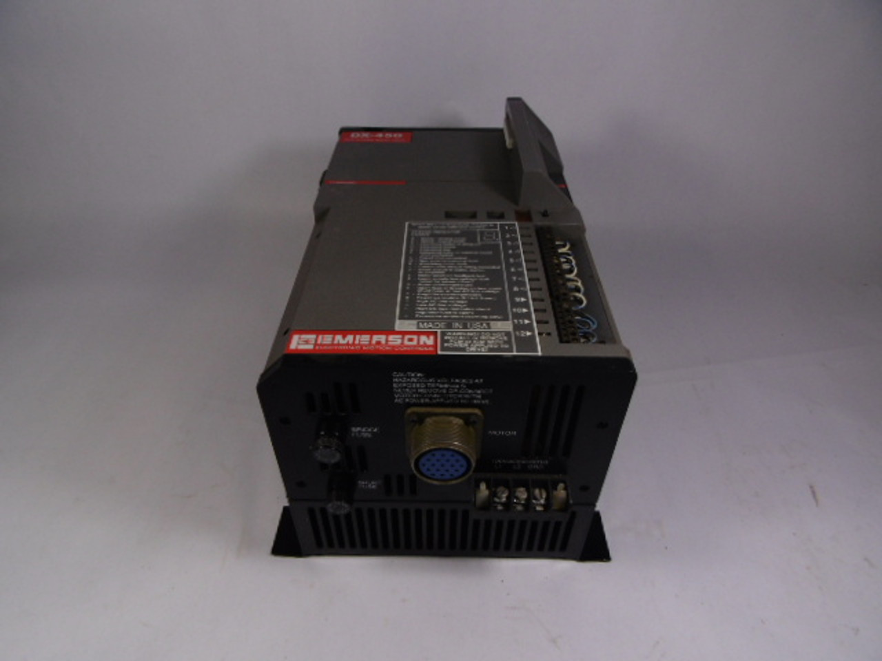 Emerson DXA-450 Positioning Servo Drive 120VAC 50/60Hz USED