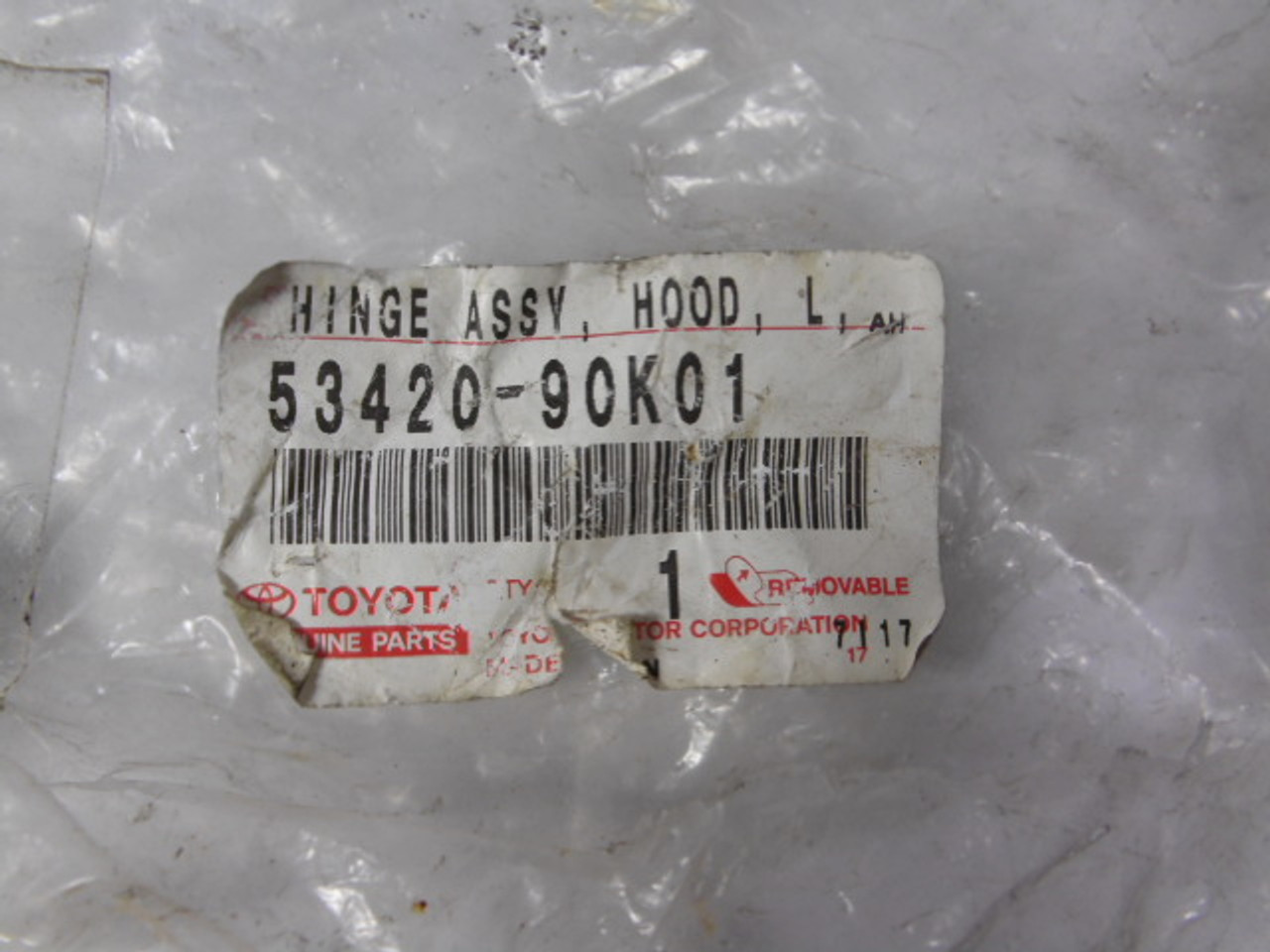 Toyota 53420-90K01 Hood Hinge ! NWB !