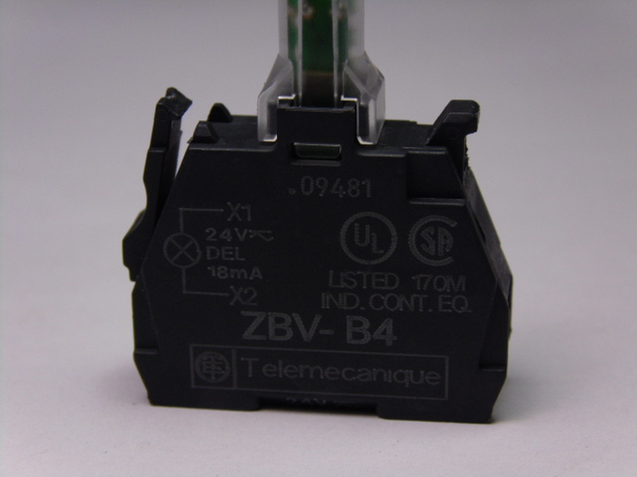 Telemecanique ZBV-B4 Pushbutton Light Module 22mm 24V USED
