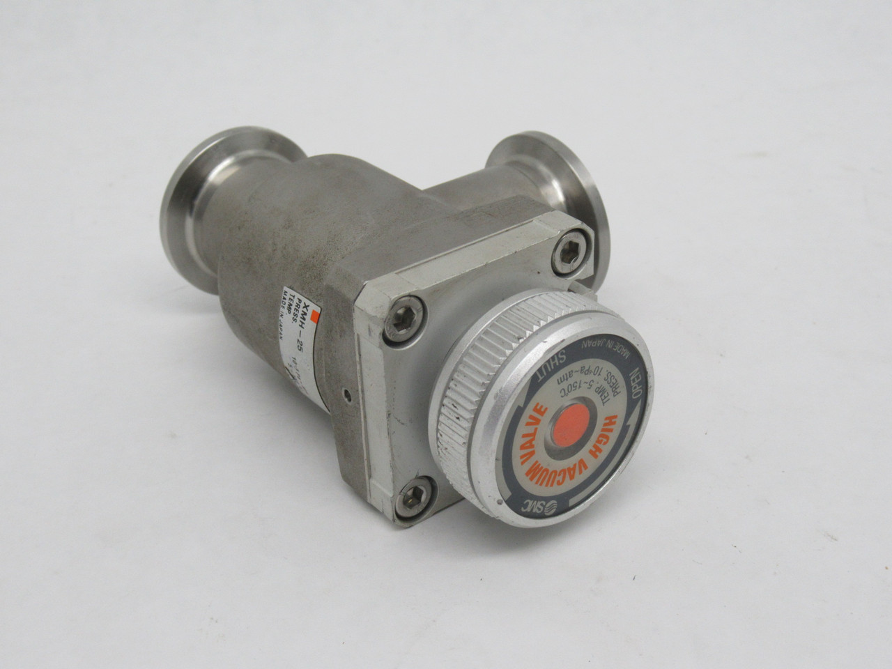 SMC XMH-25 High Vacuum Valve 5-150 Deg C USED
