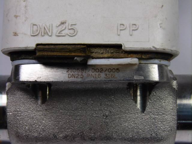 Alfa Laval Saunders DN25-PN/6-316L Diaphragm Valve USED