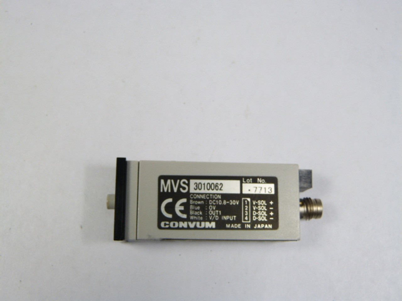 Convum MVS-3010062 Sensor DC10.8-30V USED