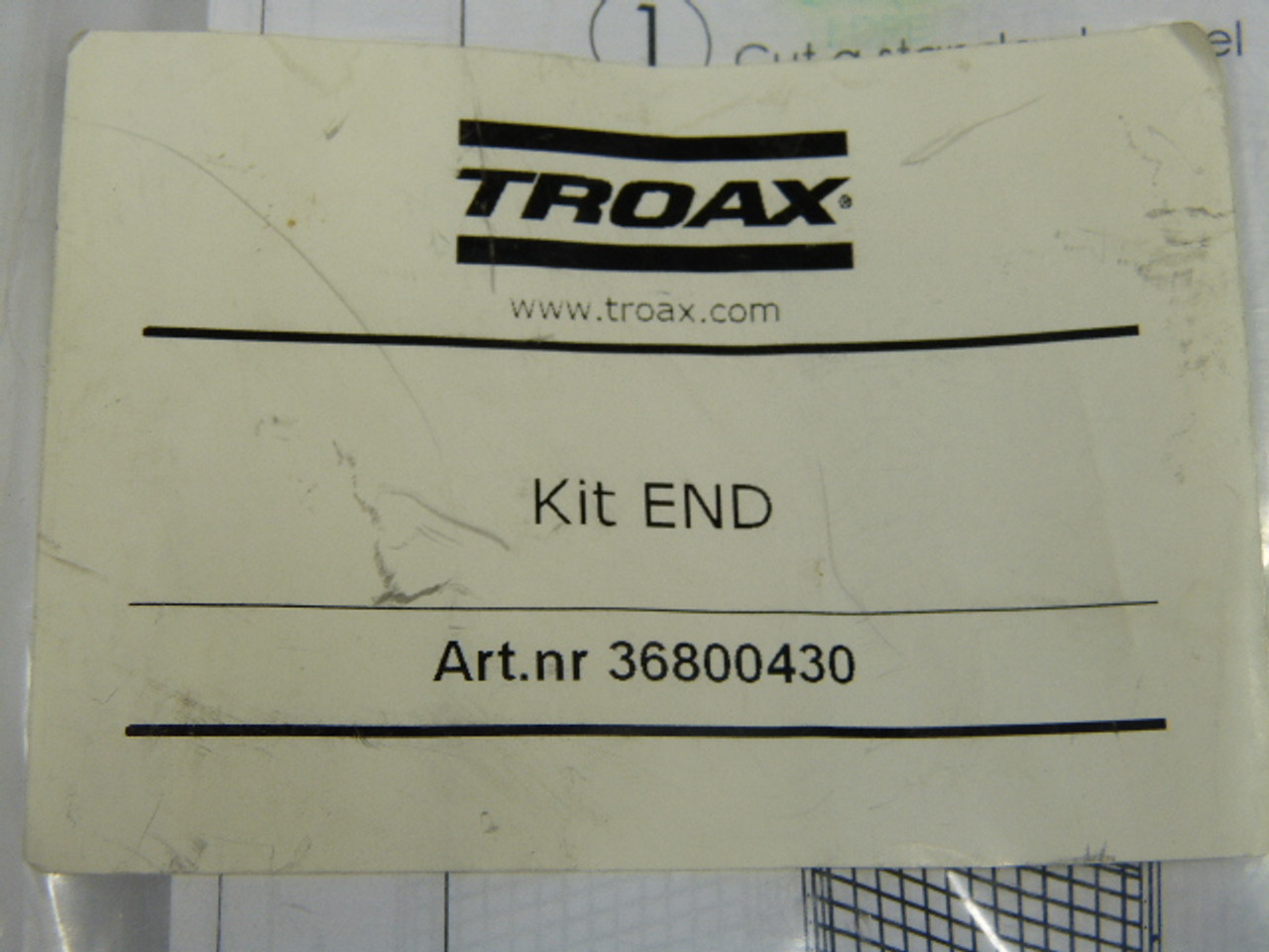 Troax 36800430 End kit ! NWB !