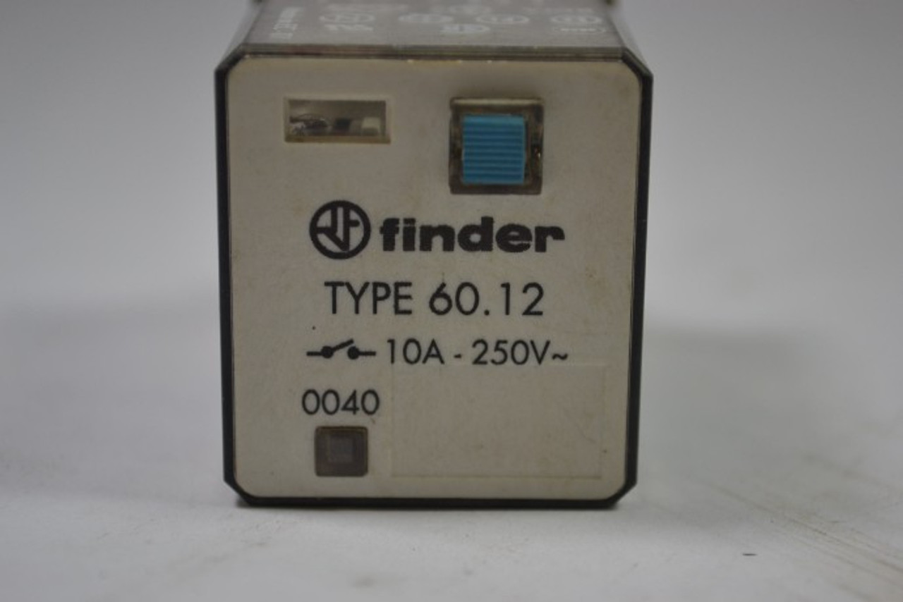 Finder 60.12.9.024.0020 Relay 24VDC 10A 250VAC USED