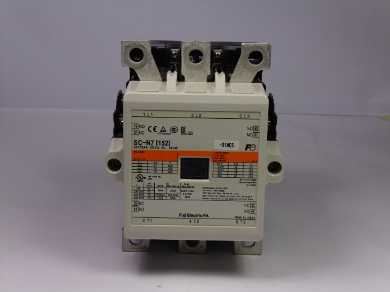 Fuji Electric SC-N7 Contactor 24VDC USED