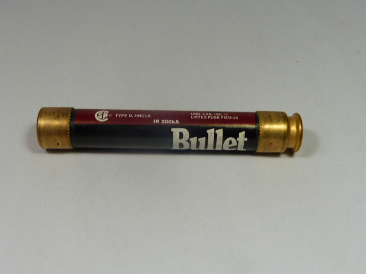Bullet ECSR6.25 Time Delay Dual Element Fuse 6.25A 600V USED