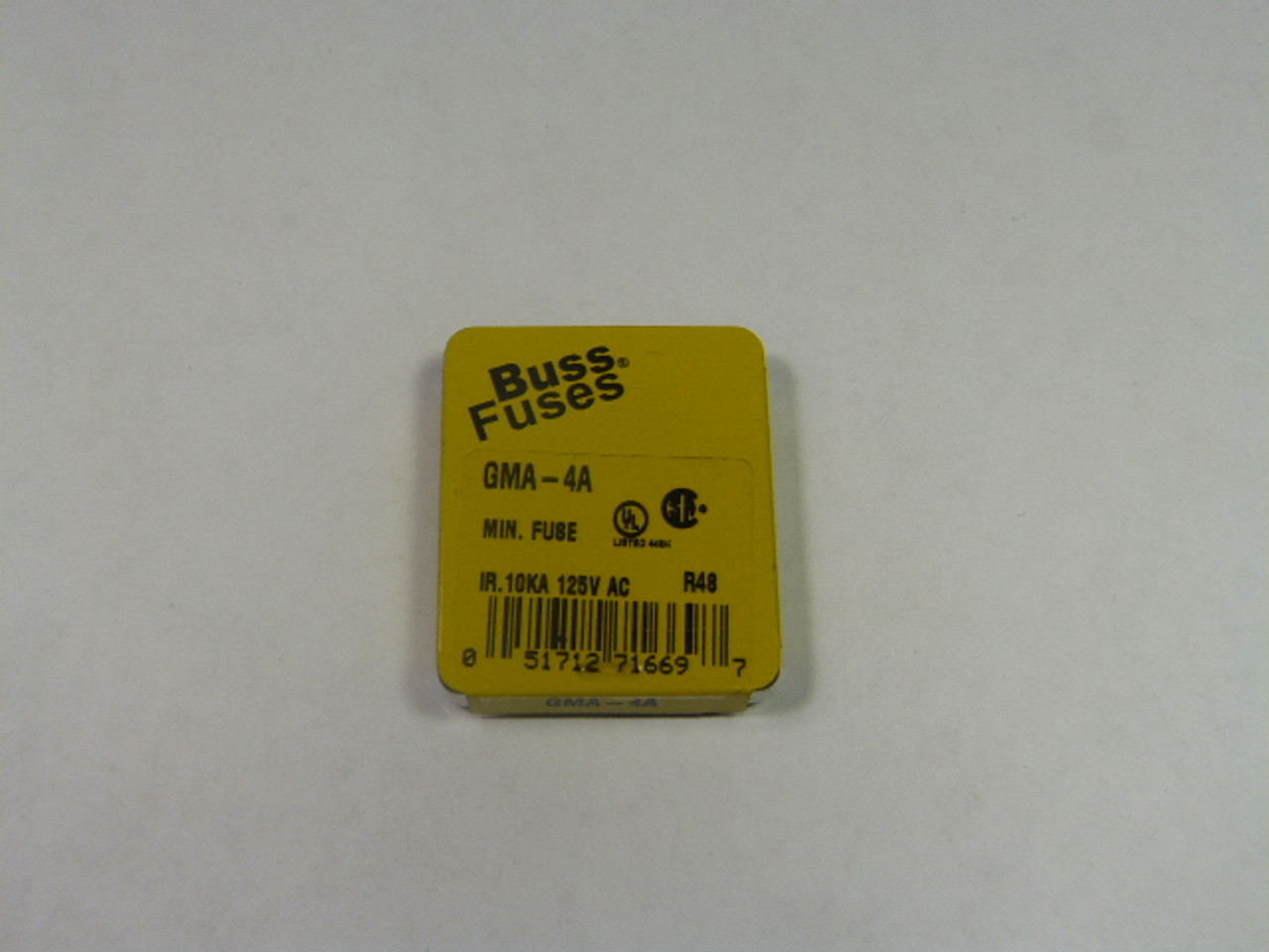 Bussmann GMA-4A Glass Fuse 4A 125V 5-Pack ! NEW !