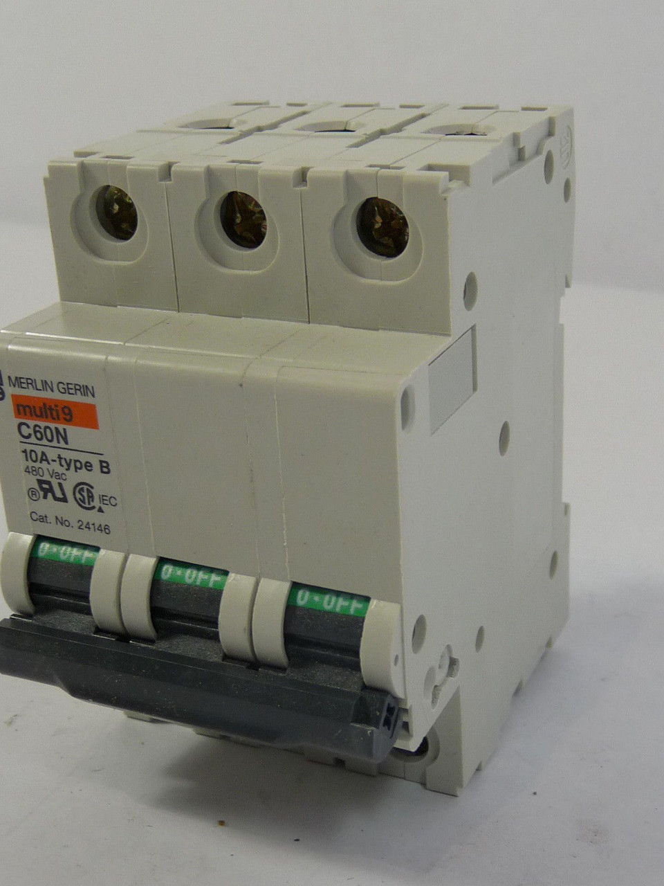 Square D MG24146 Circuit Breaker 10AMP 480Y/277V 3Pole B-Curve ! NEW !