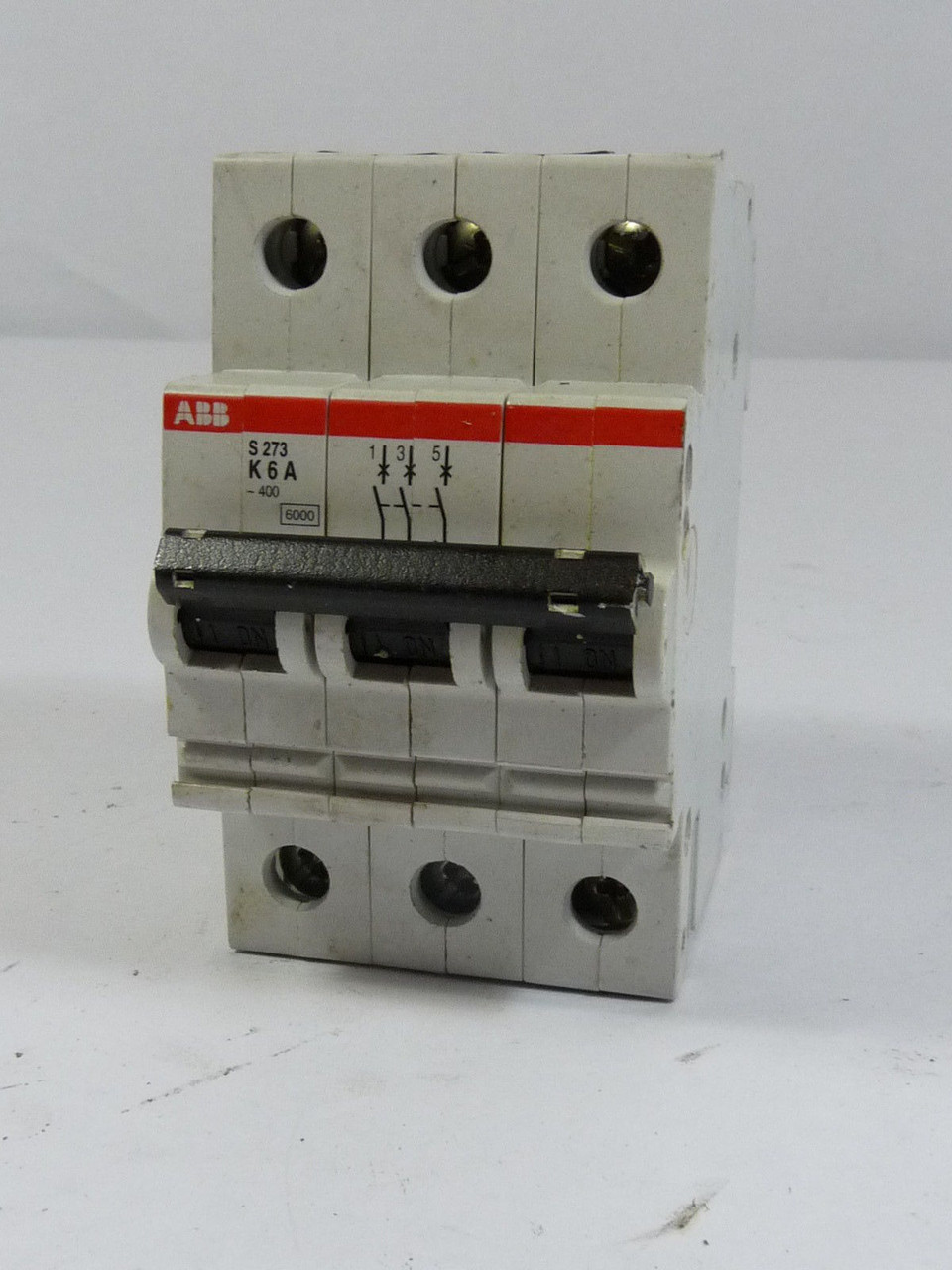 ABB S273K6A Circuit Breaker 3 Pole USED