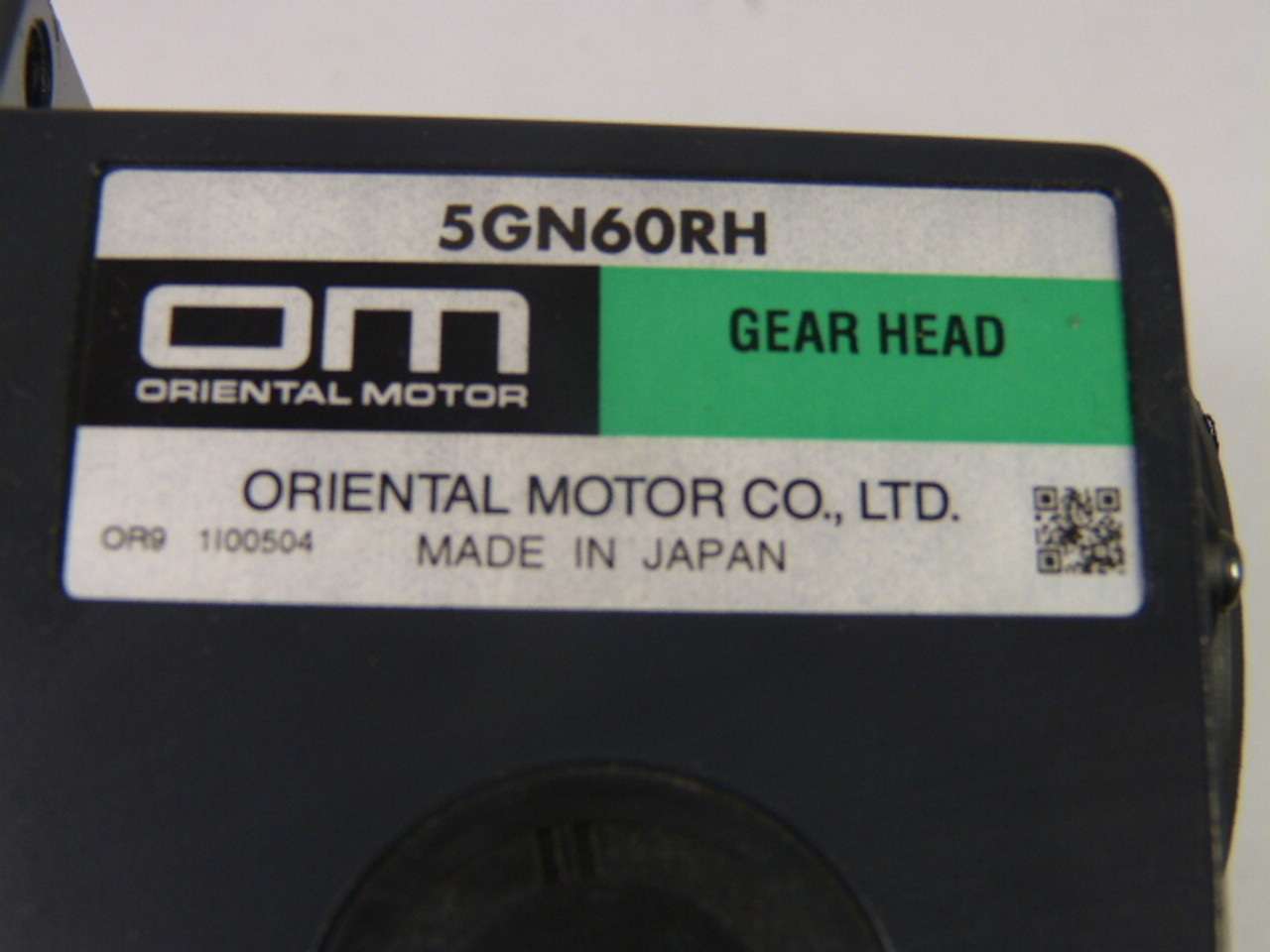 Oriental Motor 5GN60RH Gear Head Right-Angled Hollow Shaft USED