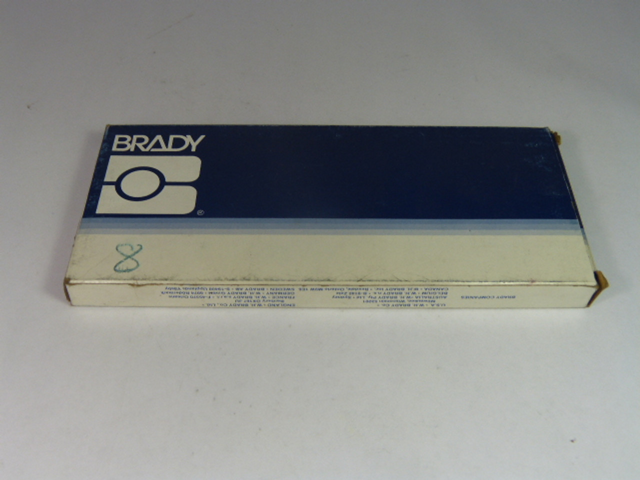 Brady 3450-8 Kit Of Number Labels #8 25-Pack ! NEW !