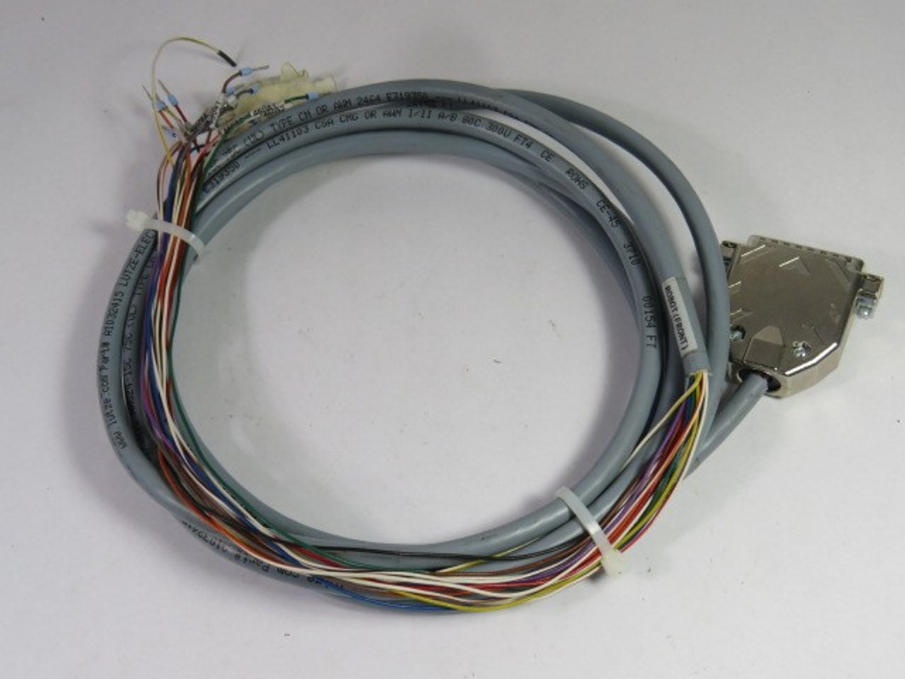 Lutze A1032415 Flexible Electronic Cable 25 Pin 8'10" USED