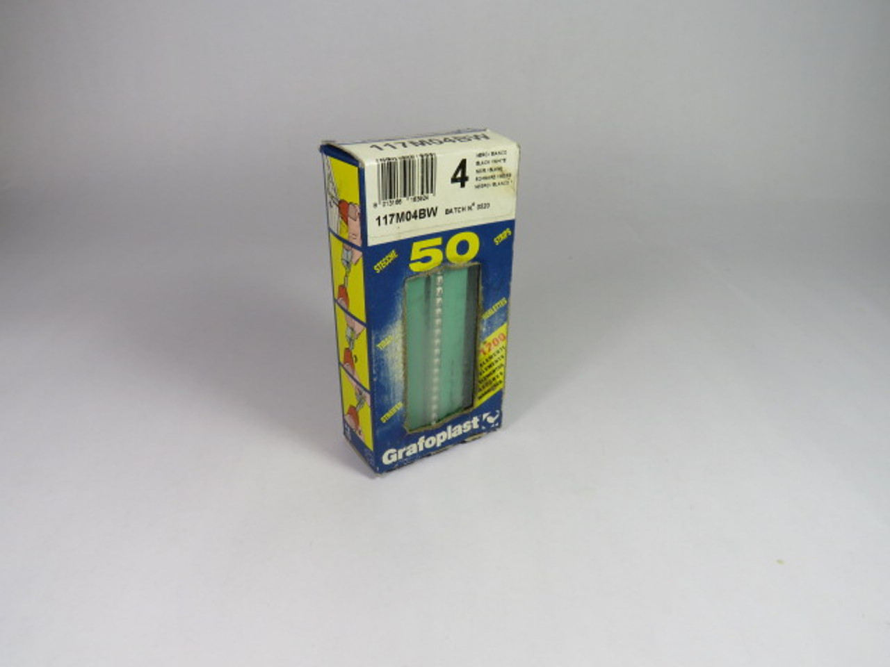 Grafoplast 117M04BW Wire/Cable Marker #4 50-Pack (1200 Elements) NEW