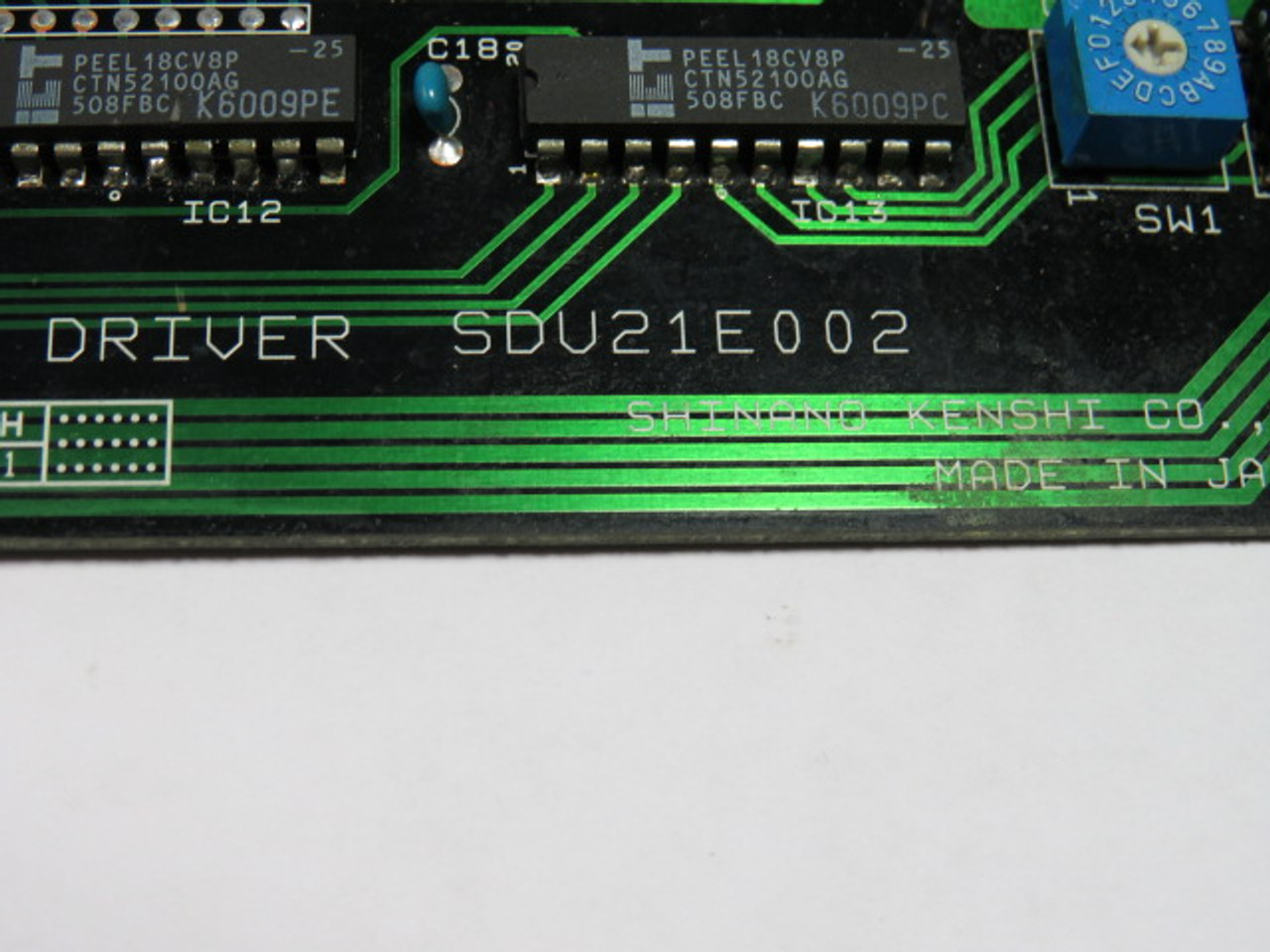 Shinano Kenshi SDU21E002 Step Motor Driver Control Board USED
