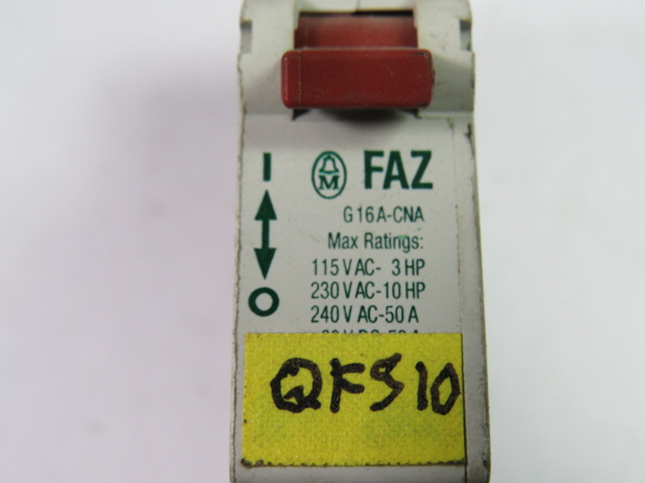 Eaton FAZ-G16A-CNA Circuit Breaker 16A 1-Pole USED