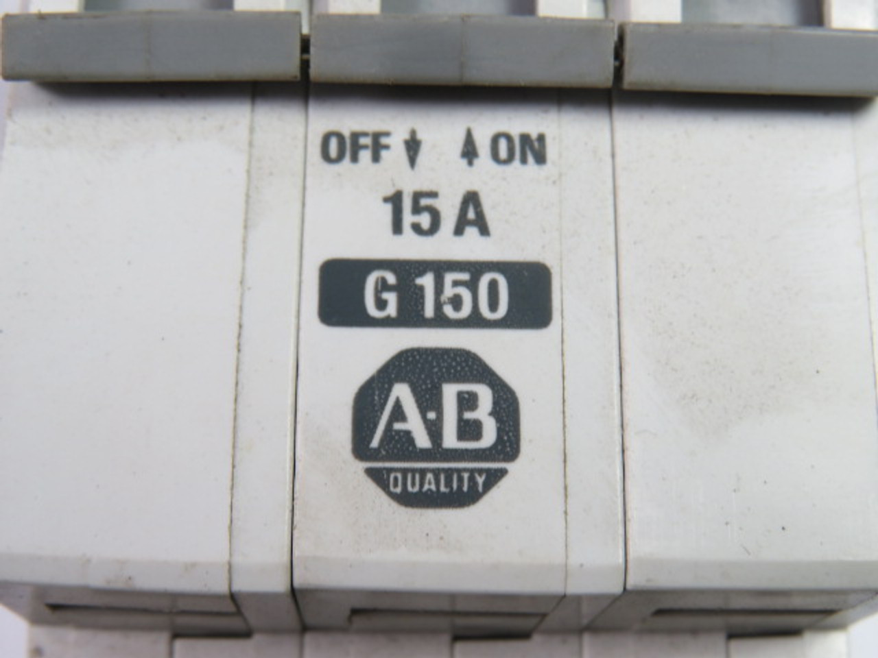 Allen-Bradley 1492-CB3-G150 Circuit Breaker 15A 3-Pole USED