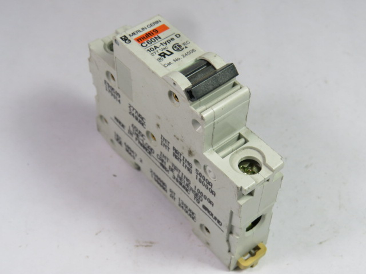 Merlin Gerin 24506 Circuit Breaker 10A 1-Pole USED