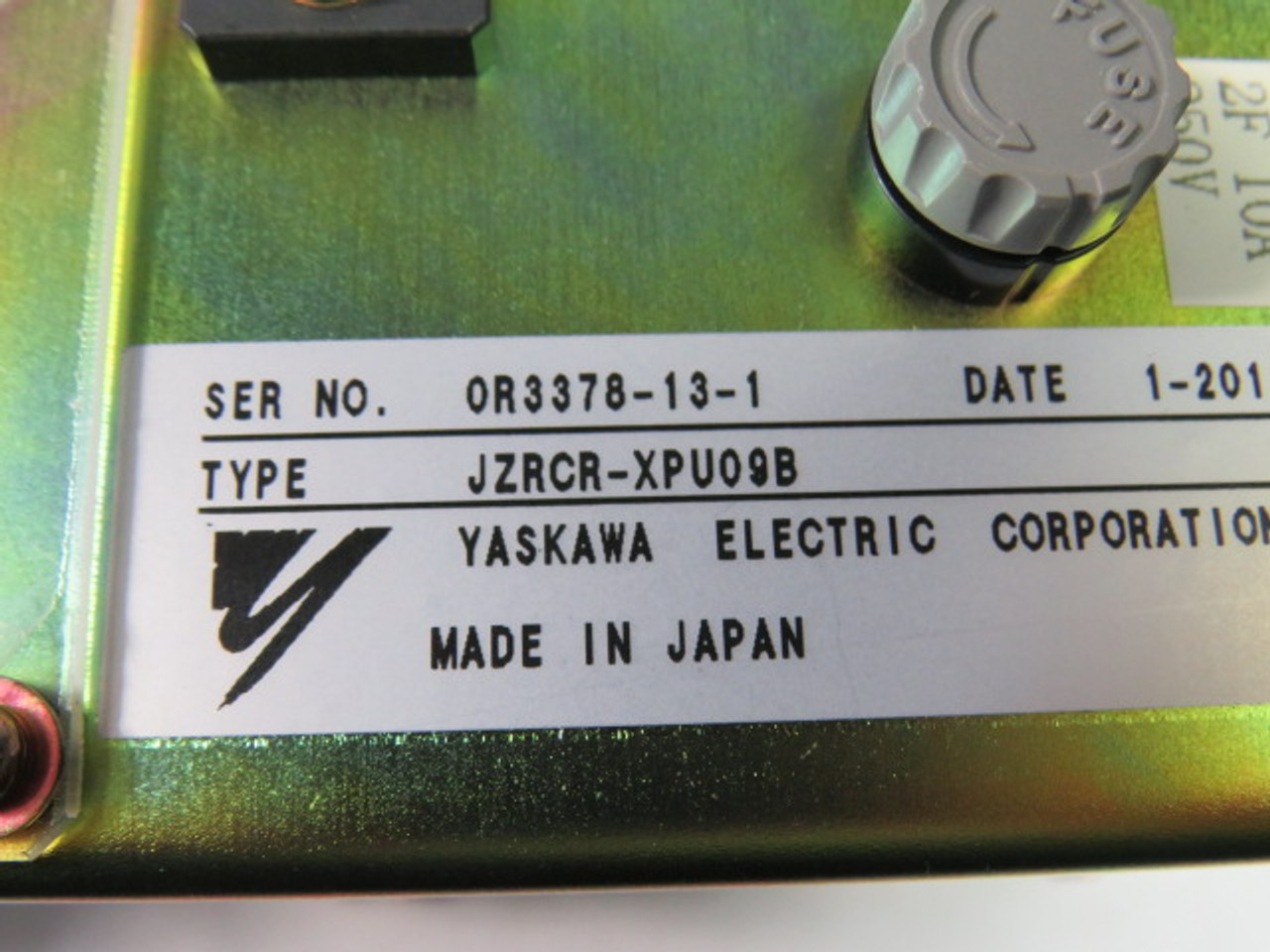 Yaskawa JZRCR-XPU09B Power Distribution Module ! NOP !