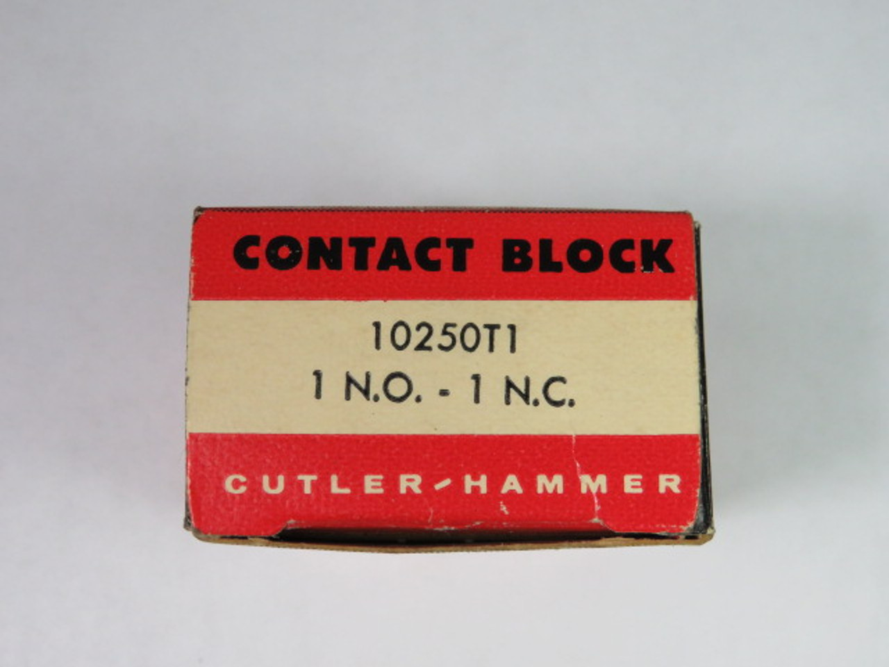 Cutler-Hammer 10250T1 Contact Block 1 NO 1 NC 600V NEW