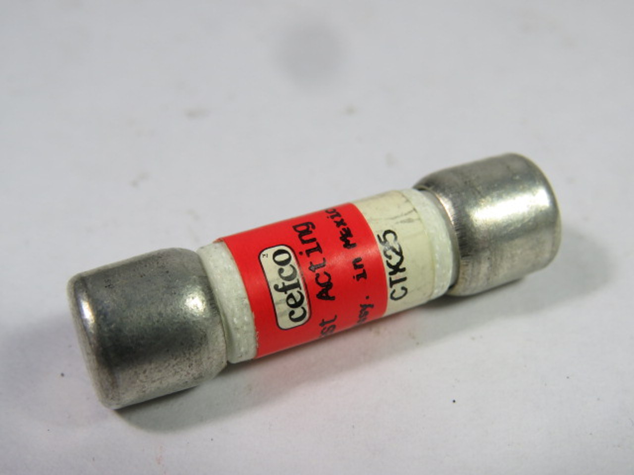 Cefco CTK25 Fast-Acting Fuse 25A 250V USED