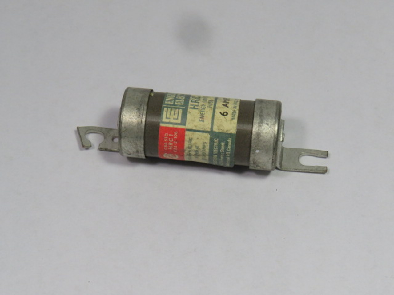 English Electric C6K Energy Limiting Fuse 6A 600V USED