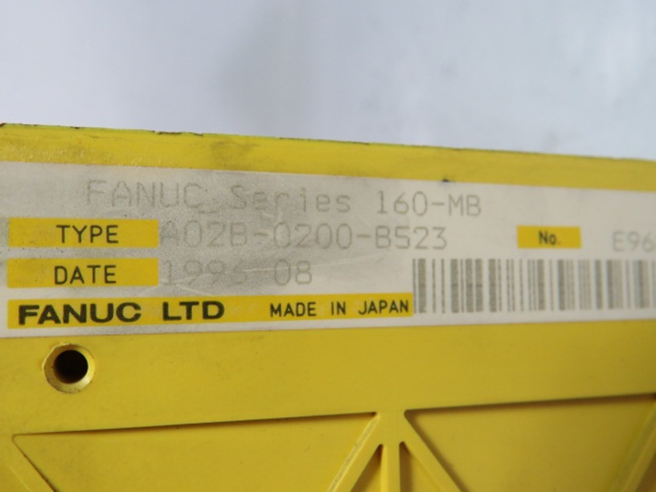 Fanuc A02B-0200-B523 6 Slot PLC Rack USED