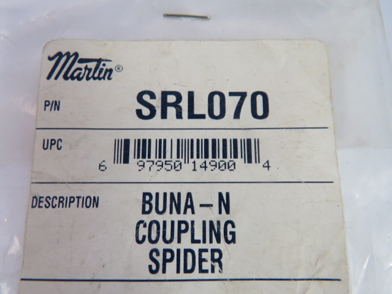 Martin SRL070 Buna-N Spider Coupling 4 Teeth NWB