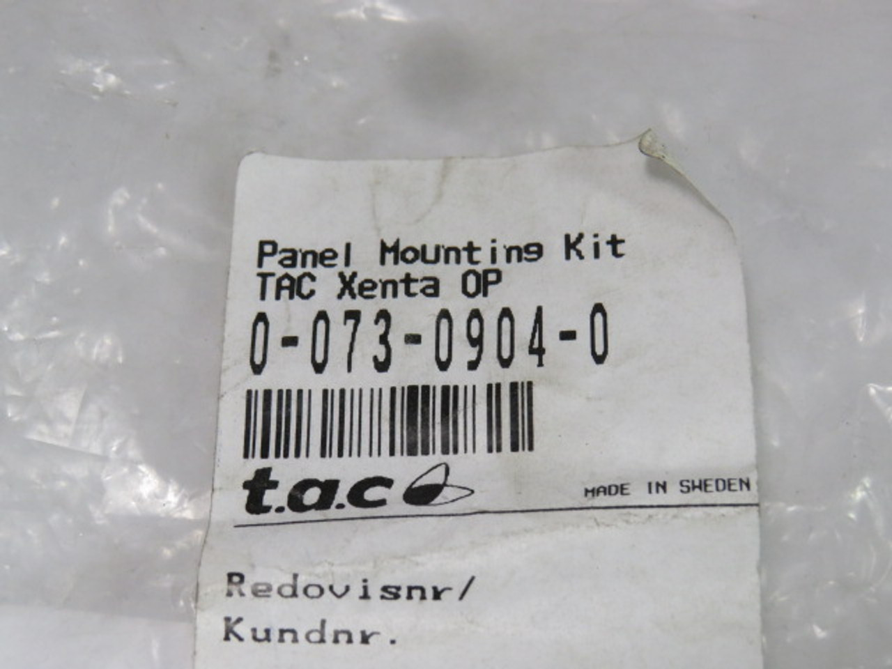 T.A.C. 0-073-0904-0 Panel Mounting Kit ! NEW !