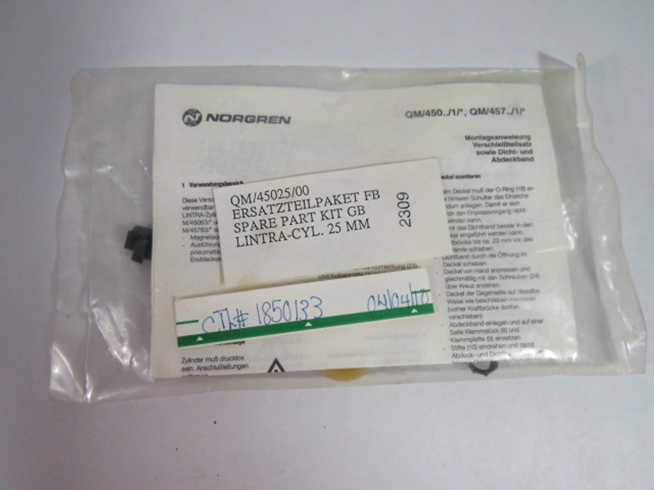 Norgren QM/45025/00 Gasket Kit ! NWB !