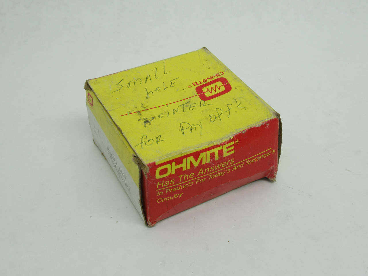 Ohmite 5106 Pointer Knob BOX DAMAGE NEW