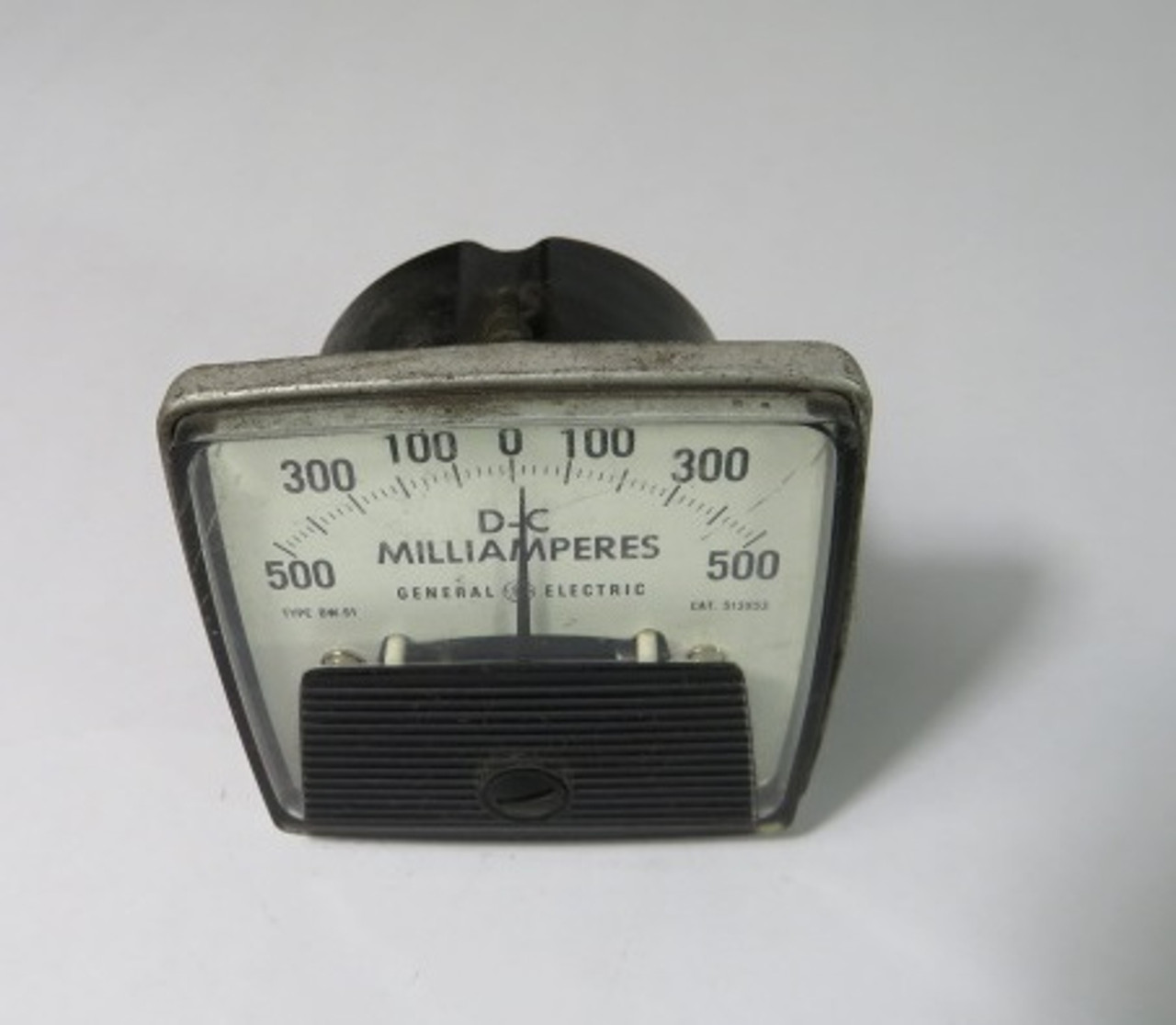 General Electric 50-152112KMKM2 Panel Meter 500-500 DC Milliamperes USED