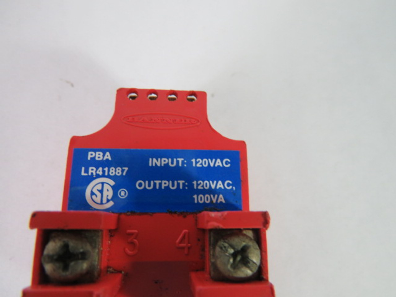 Banner PBA Power Block 120VAC USED