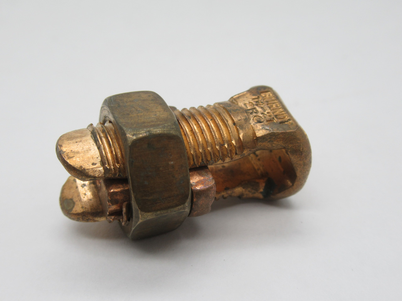 Burndy KS22 Copper Split Bolt Connector SHELF WEAR  NOP