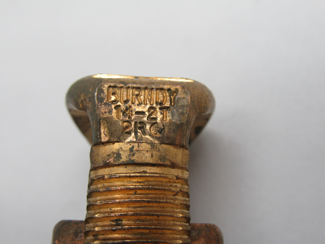 Burndy KS22 Copper Split Bolt Connector SHELF WEAR  NOP