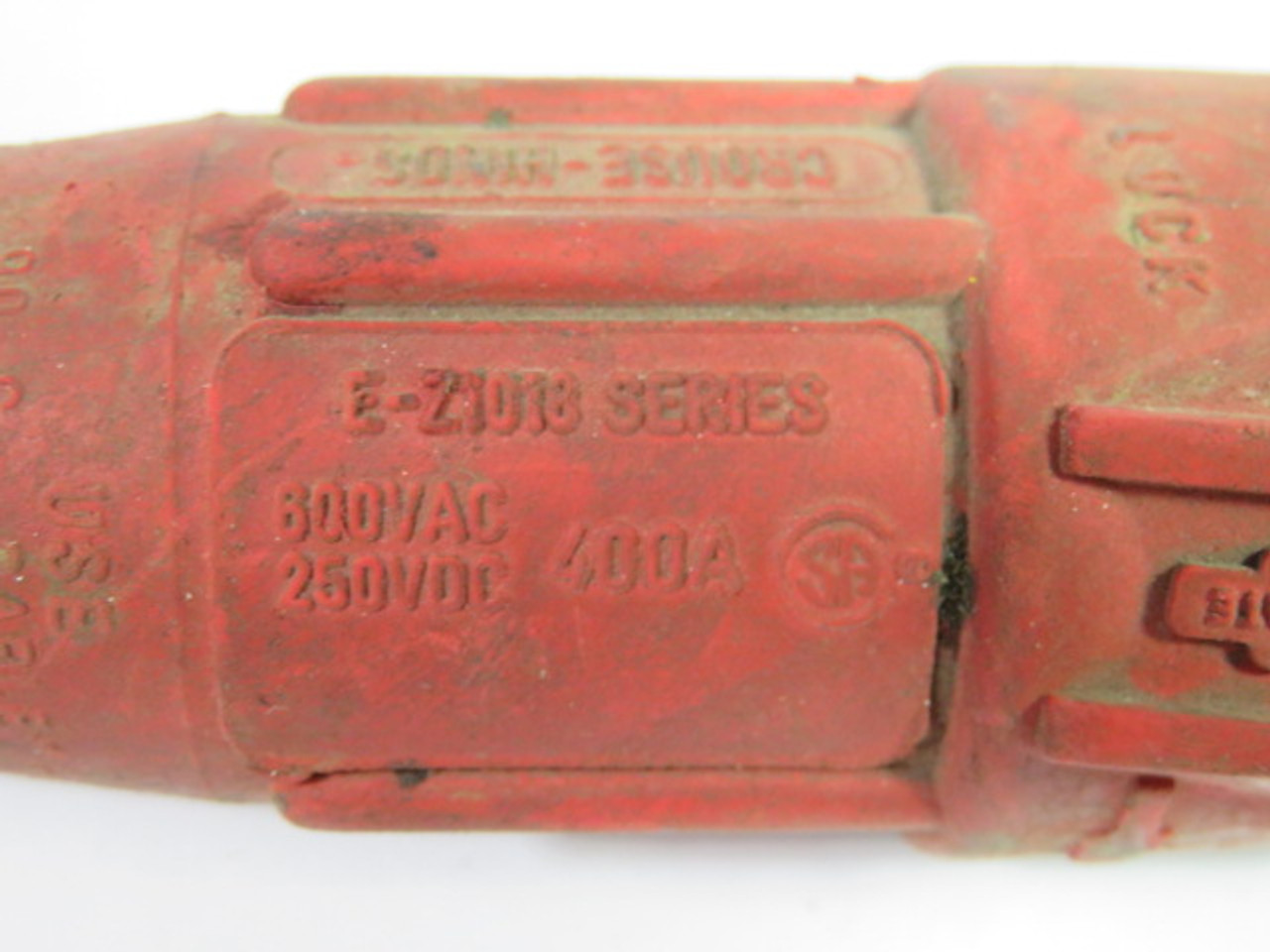 Crouse-Hinds E-Z1018-8377 Female Cam-Lok Plug Red USED