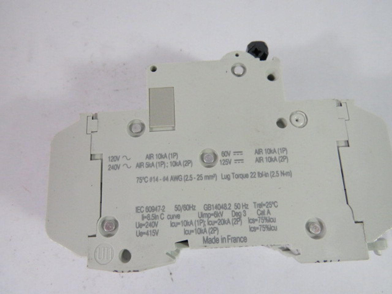 Schneider Electric 60139 Mini Circuit Breaker 240V 2-Pole 4A USED