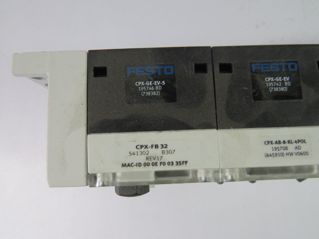 Festo CPX EPL-EV Endplate Bus Node Assembly USED