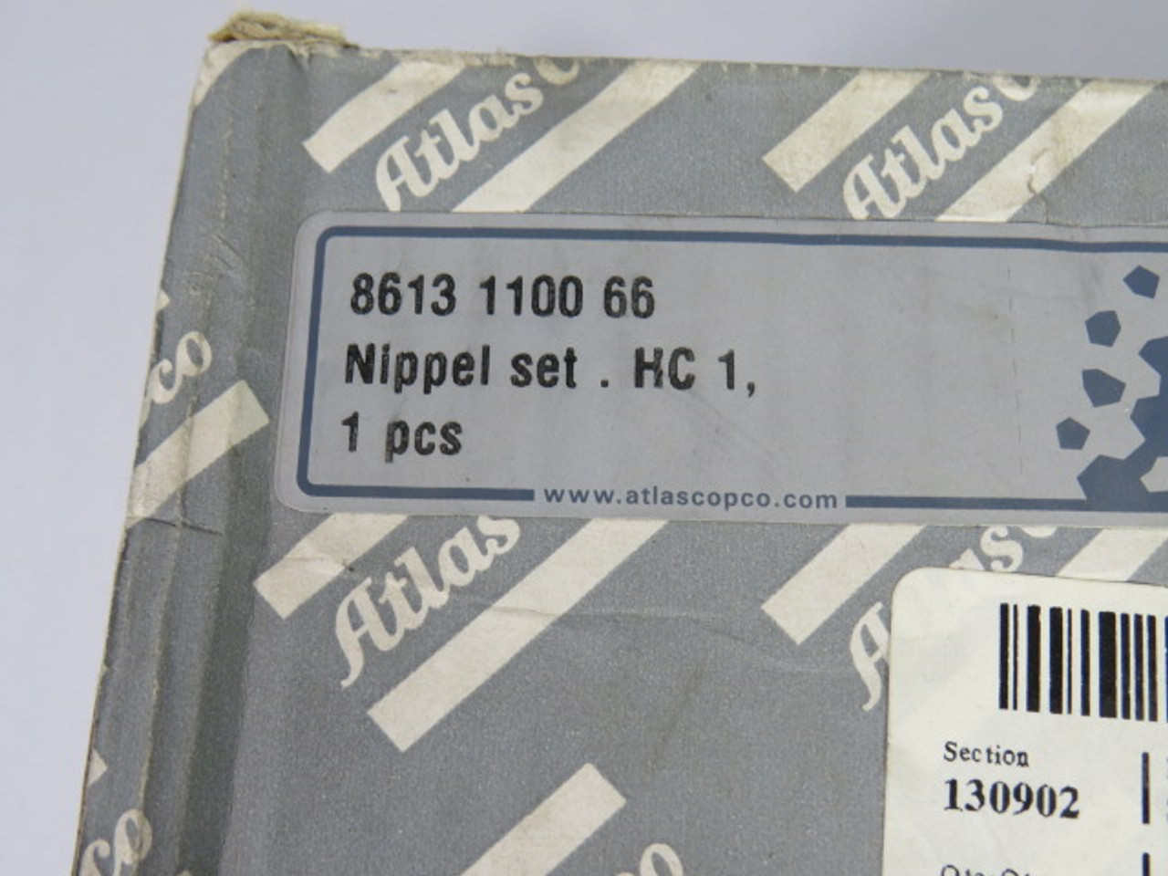 Atlas Copco 8613110066 Spare Parts Nipple Set ! NEW !