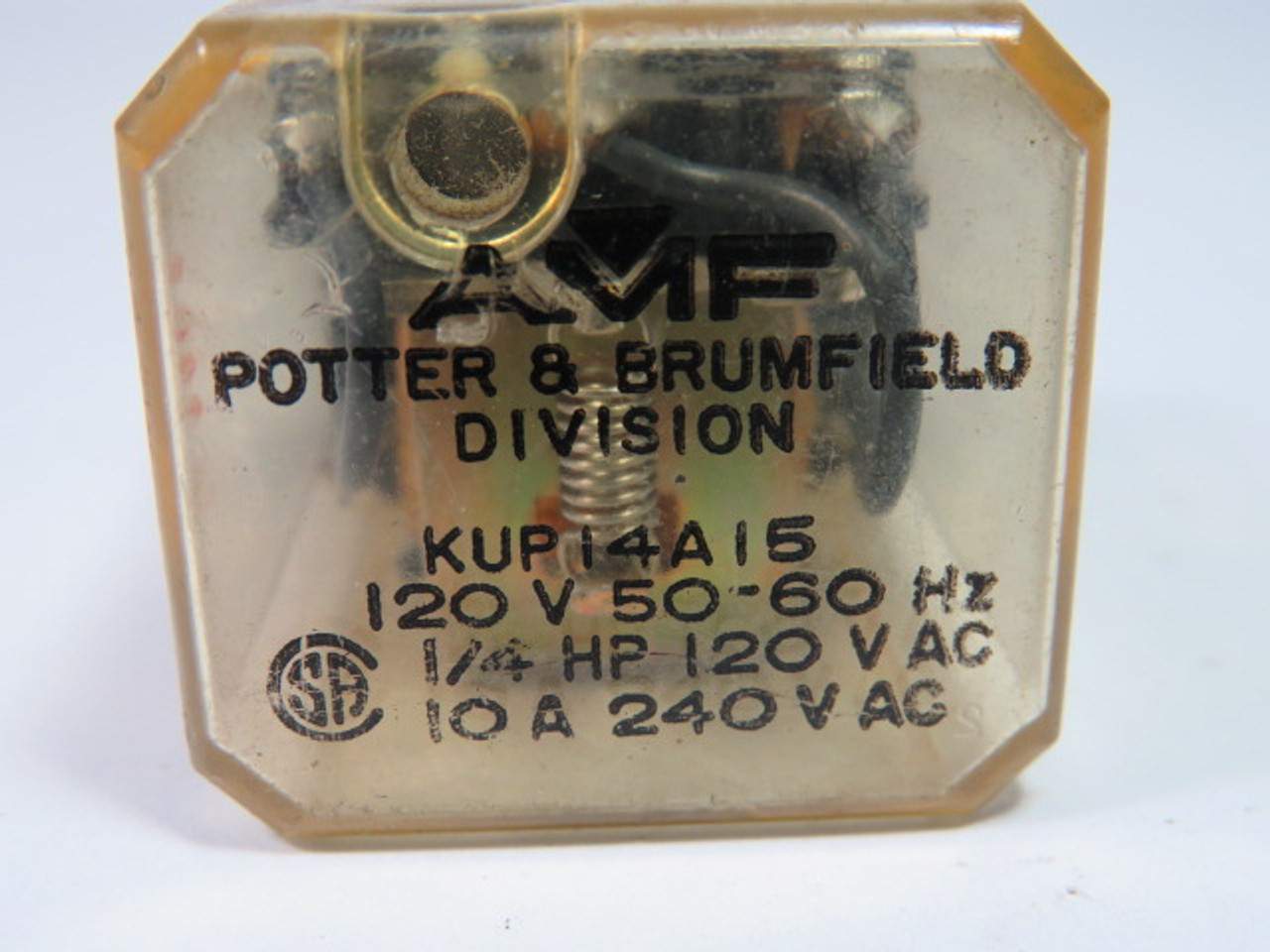 Potter & Brumfield KUP-14D15-24 Relay 24VDC 10A 240VAC USED