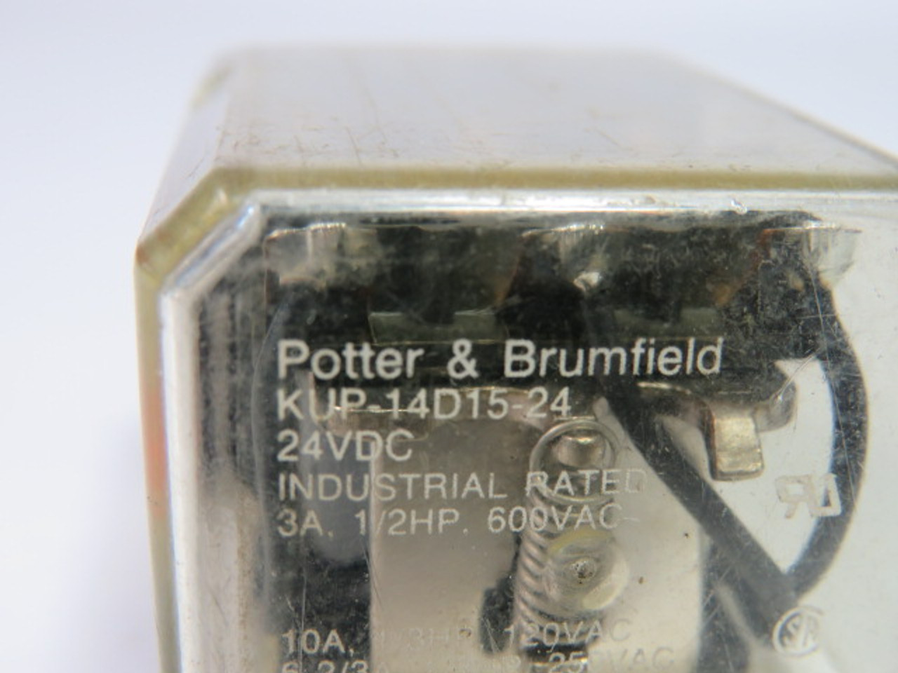 Potter & Brumfield KUP-14D15-24 Relay 24VDC 10A 250VAC USED