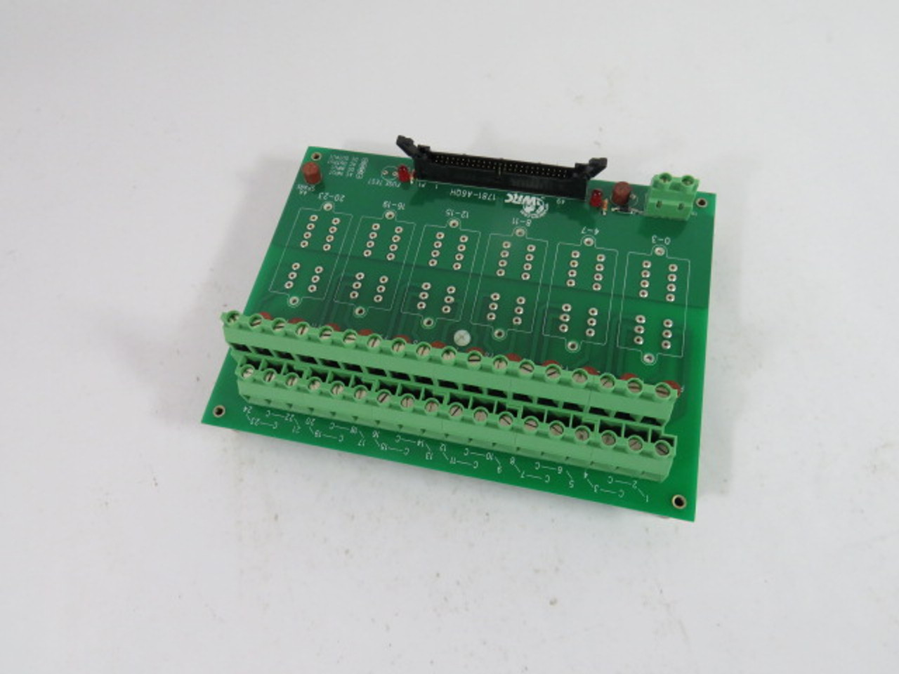 Western Reserve Controls 1781-A6QH Mounting Board 6 Quad USED