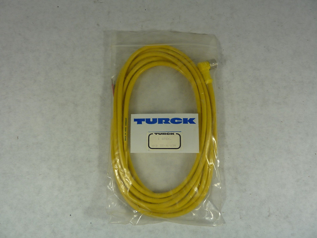 Turck WKB3T-4/XOR Microfast Cordset ! NEW !