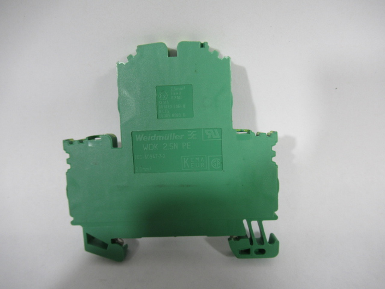 Weidmuller WDK-2.5N-PE Terminal Block Lot of 20 GREEN USED